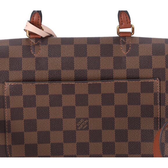 Louis Vuitton Beaumarchais Top Handle Bag Handbag Brown Damier Ebene Pink - Picture 7 of 15